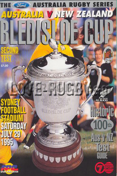 1995 Australia v New Zealand  Rugby Programme
